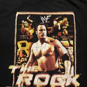 WWE 1999 The Rock glow in the dark tee